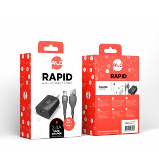 Cargador de Pared Aló 2.4A Fast (x 8u)