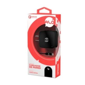 Cargador de Pared Aló Turbo Flash Micro USB (Negro)