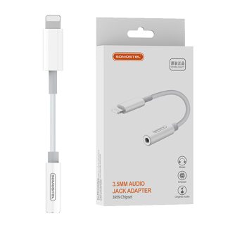 Cable Adaptador Somostel BZ01 Lightning a 3.5mm
