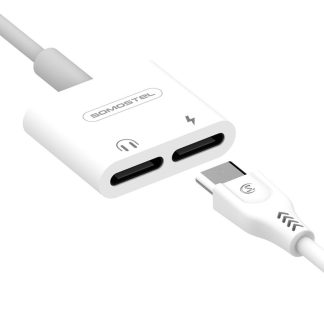 Cable 2 en 1 Somostel BZ06: Adaptador + cargador - Tipo C a Tipo C