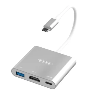 Docking Hub Somostel BZ07- Tipo C a USB- HDMI 4K y USB C 60W PD Fast Charging