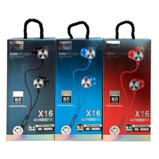 Auricular Manos libres X16 (3 colores)