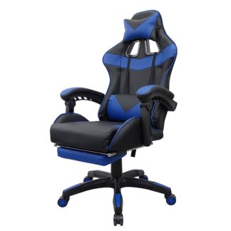 Silla Gamer con apoya pie y almohadon masajeador (Havit G1)
